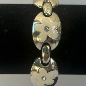 Brighton Silver & White Daisy bracelet